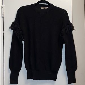 Tory Burch Fringe Sweater